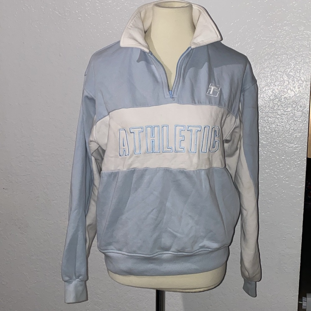 BO & TEE HALF ZIP CROP PULLOVER